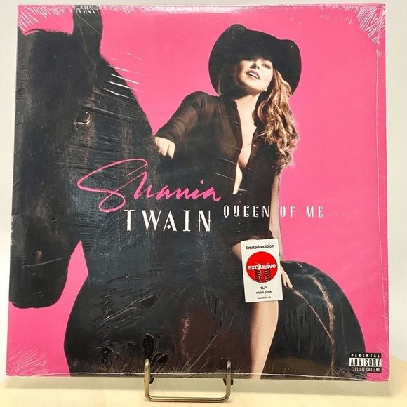 Shania Twain: Queen Of Me Target Exclusive Neon Pink Colored Vinyl LP Album NEW! - Picture 2 of 5